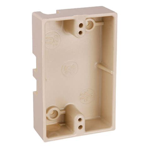 surface mount electrical box home depot|shallow surface mount outlet box.